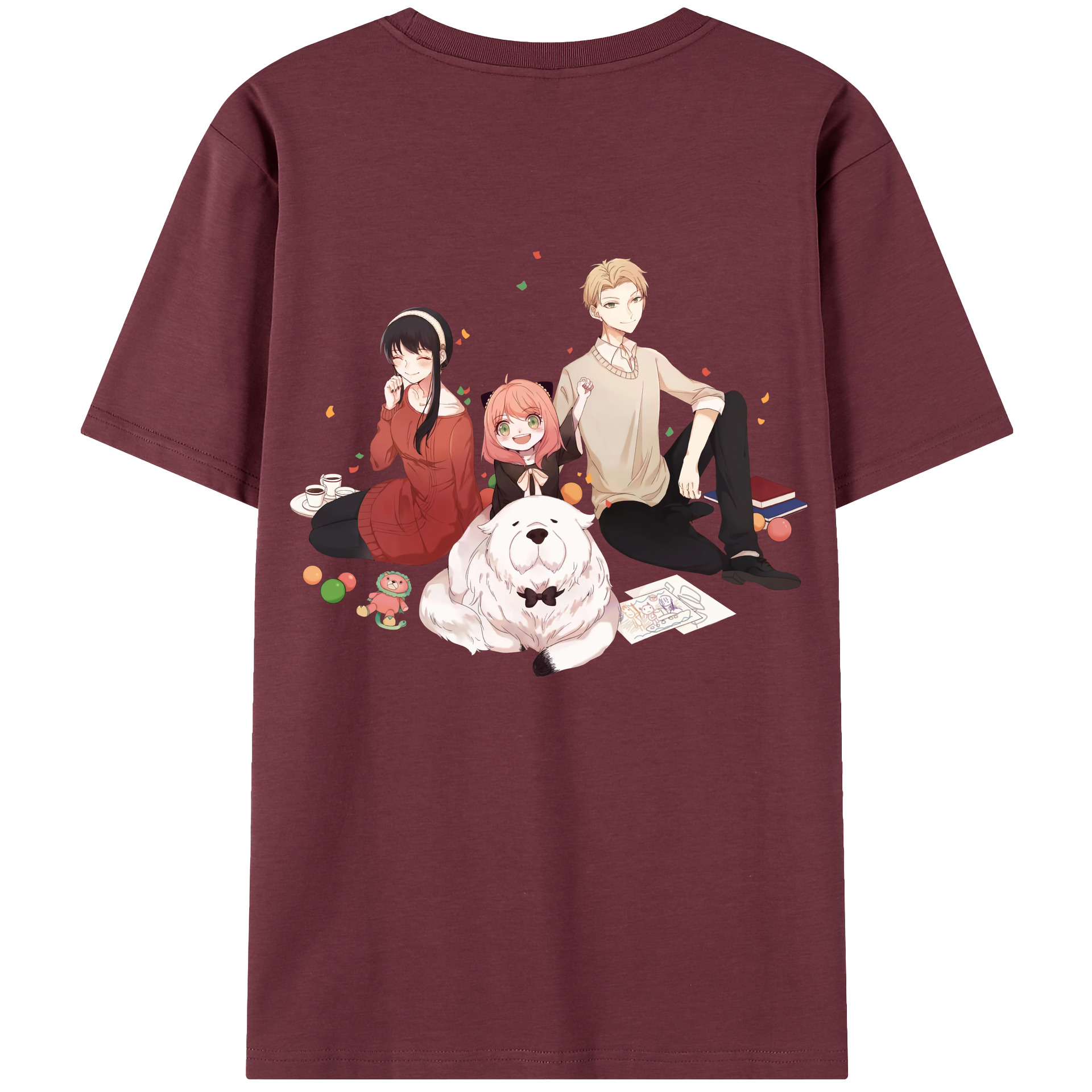 （画像用） SPY×FAMILY间谍家家酒 綿100％半袖Tシャツ（背面プリント）